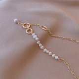 Baroque Freshwater Pearl 14K Filled Necklace Bridal Wedding Jewelry