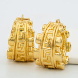 Ethiopia Dubai Big Earrings For Women 18k Hoop Earrings Party Brazil