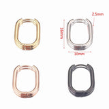 6pcs Stainless Steel Earrings Ear Hooks Gold-Plate Hoop Findings