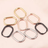6pcs Stainless Steel Earrings Ear Hooks Gold-Plate Hoop Findings