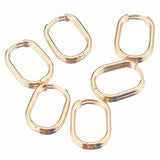 6pcs Stainless Steel Earrings Ear Hooks Gold-Plate Hoop Findings