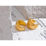 316l Stainless Steel C Shape Geometric Earrings for Women