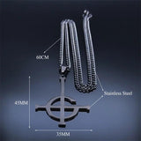 Ghost BC Nameless Pendant Necklace Stainless Steel Ghoul Band Papa Emeritus