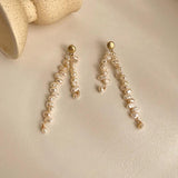 Bohemia Style Freshwater Pearl Earrings for Travel