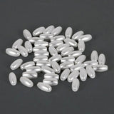 Bag of Oval ABS Pearl Spacer Beads DIY Jewelry Findings