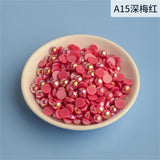 Large Bag 3-12mm Half Round AB Pearl Non-Heat Repair Glitter ABS Ornam