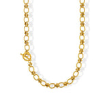 USENSET Stainless Steel Link Chain Necklace & Bracelet Set