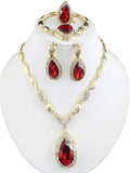 Sapphire Alloy Jewelry Set for Women