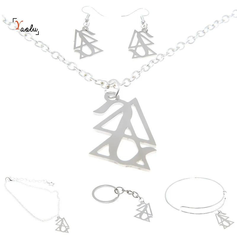 Scientology Emblem Jewelry Set Stainless Steel