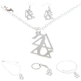 Scientology Emblem Jewelry Set Stainless Steel