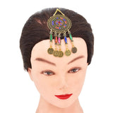 Vintage Indian Afghan Jewelry Set with Hairband, Necklace, Earrings