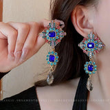 Vintage Pendant Jewelry Set with CZ Earrings & Pearl Necklaces