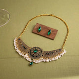 Vintage Crystal Water Drop Wedding Jewelry Set