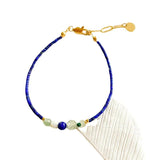 Lapis Lazuli Energy Bracelet for Women Men Yoga