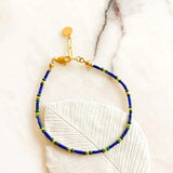 Lapis Lazuli Energy Bracelet for Women Men Yoga