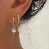 Boho Pearl Beads Pendant Earrings Set Vintage Jewelry Gift