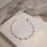Freshwater Pearl 14K Filled Ladies Bracelet Jewelry For Women
