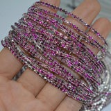 10pcs/Set Crystal Rhinestone Wedding Bracelets & Bangles