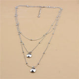 Anslow Bride Wedding Jewelry Set Multilayer Choker Chain Necklace