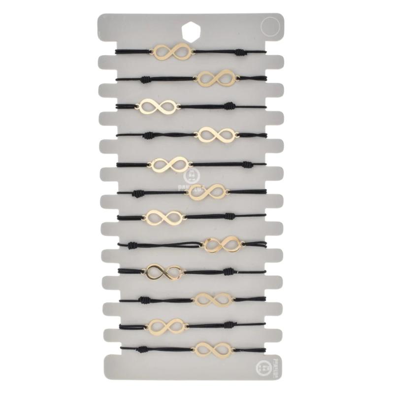 12pcs Butterfly Charms Bracelet Women Elastic Rope Chain Leaf Owl Bracelets
