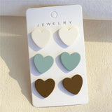 Leopard Flower Pattern Acrylic Earrings for Women