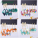 Geometry Acrylic Drop Earrings Set