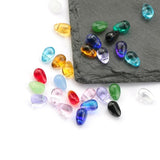 100pcs 6x9mm Mixed Glass Water Drop Beads Austria Beads for Jewelry Making