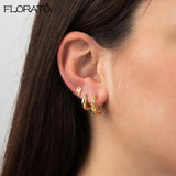 Small Hoop Earrings for Women Metal Circle Tiny Hoops Huggie Ear Jewelry