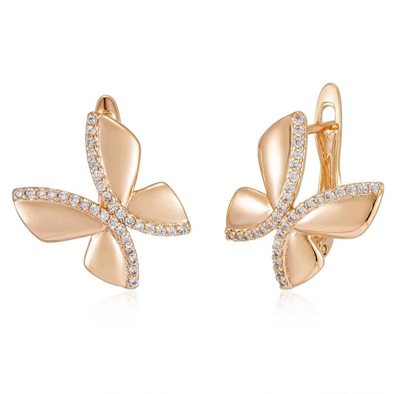 Butterfly Shape Earrings for Women 585 Jewelry