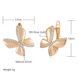 Butterfly Shape Earrings for Women 585 Jewelry