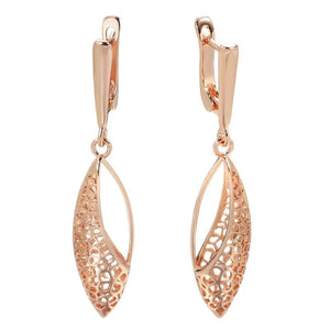Ethnic Geometric Metal Pendant Earrings Dangle Jewelry