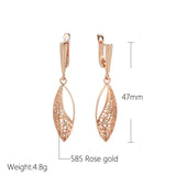 Ethnic Geometric Metal Pendant Earrings Dangle Jewelry