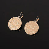 Arabic Totem Coin Earrings for Women