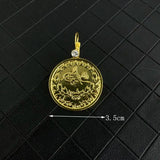 Arabic Totem Coin Earrings for Women