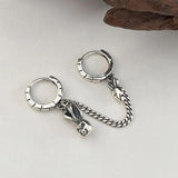 Vintage Rabbit Carrot 925 Silver Earrings Set