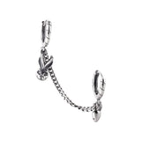 Vintage Rabbit Carrot 925 Silver Earrings Set