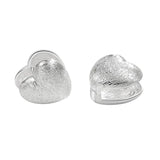 925 Silver Vintage Heart Earrings Allergy-Free Party Accessories