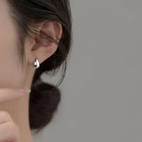 925 Sterling Silver Water Drop Stud Earrings Minimalist Jewelry