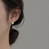 925 Sterling Silver Water Drop Stud Earrings Minimalist Jewelry