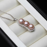 Freshwater Pearl Pendant Multi-Beads for Women Real Natural Pearl Jewelry