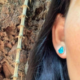 Amazonite 925 Sterling Silver Stud Earrings Jewelry Gift