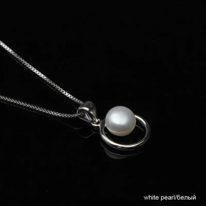925 Sterling Silver Pearl Necklace for Women