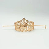 Plated Hair Crown Chinese Hanfu Headdress