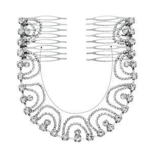 Rhinestone Headbands Chain Hairbands for Women Girls Party Headpiece