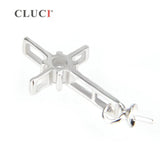 925 Silver Cross Pendant for Women with Zircon