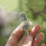 Vintage 925 Silver Hetian Jade Hair Jewelry Ethnic Cloud Pattern Hanfu Accessory