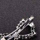 Crystal Hair Clips for Women Retro Geometry Head Accessories