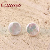 Freshwater Pearl 925 Sterling Silver Earrings for Women