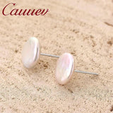 Freshwater Pearl 925 Sterling Silver Earrings for Women