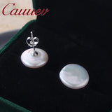 Freshwater Pearl 925 Sterling Silver Earrings for Women